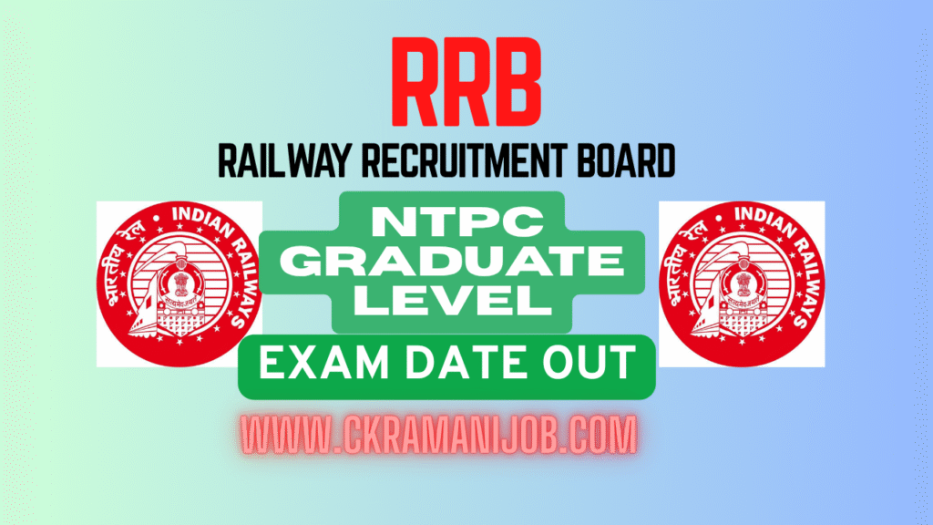 RRB NTPC Graduate Level Exam Date 2025 Released