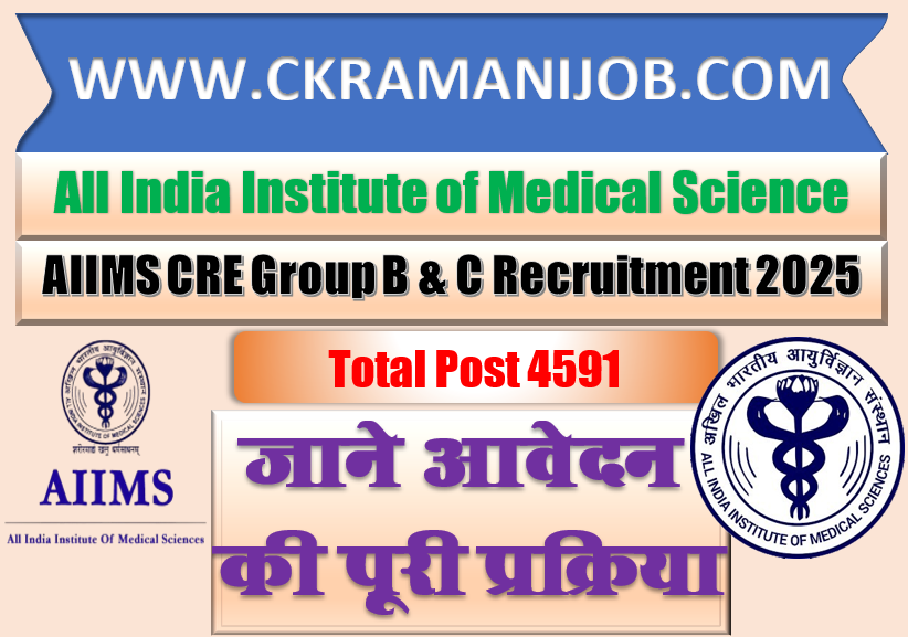 AIIMS Group B C Cre 2025