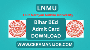 Bihar BEd Admit Card 2025 Download