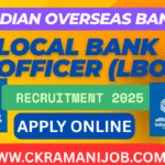 Indian Overseas Bank LBO Recruitment 2025