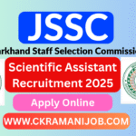 JSSC Scientific Assistant Recruitment 2025