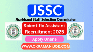 JSSC Scientific Assistant Recruitment 2025