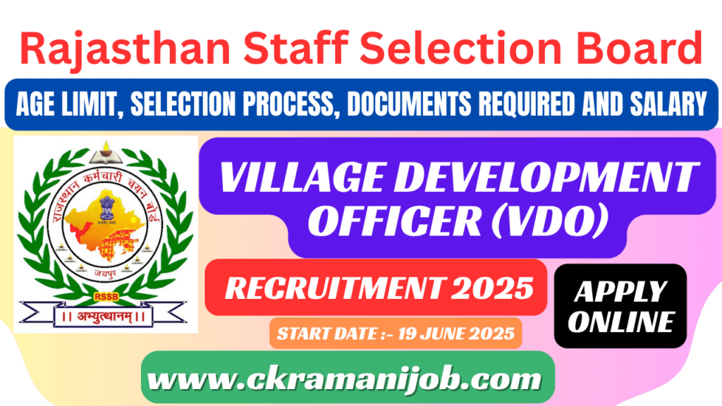 RSSB VDO Vacancy 2025
