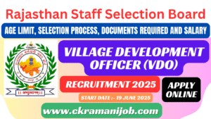 RSSB VDO Vacancy 2025